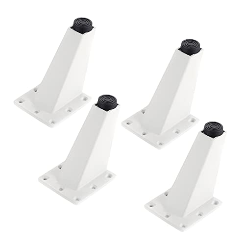 Möbelbeine aus Aluminiumlegierung, Metall-Stützbeine für Tische und Schränke, quadratisches konisches Design, ideal für Kaffee- und TV-Ständer, inklusive Schrauben Möbelbeine aus Aluminiumlegierung, Metall-Stützbeine für Tische und Schränke, quadratisches konisches Design, ideal für Kaffee- und TV-Ständer, inklusive Schrauben von Generisch
