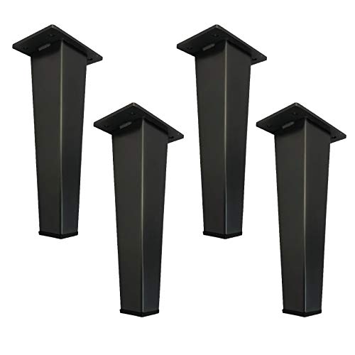 Möbelbeine aus Edelstahl, Kegelbeine für Kommode, Stuhl, Kleiderschrank, Couch, Betten, Küche, Hardware-Schrank, 4 Stück von Generisch