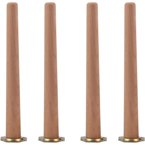 Möbelbeine aus Holz, konisches Design für verbesserte Stabilität, ideal als Ersatz für Schreibtische, Tische, Stühle und Sofas Möbelbeine aus Holz, konisches Design für verbesserte Stabilität, ideal als Ersatz für Schreibtische, Tische, Stühle und Sofas von Generisch