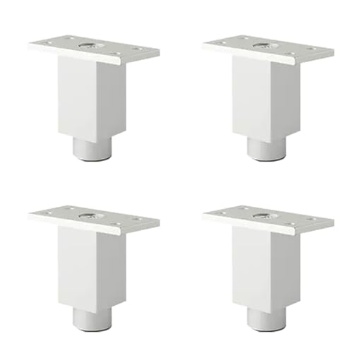 Möbelfüße Verstellbar 4 Stück Möbelfüsse Mattes Silber Quadrat Verstellbar Höhe 6-25cm Eloxierte Oberfläche Sofasfüße Schrank Füße Couchtisch Beine Sockelfuß Tischfüße Aluminiumlegierung-6cm/2.4" Möbelfüße Verstellbar 4 Stück Möbelfüsse Mattes Silber Quadrat Verstellbar Höhe 6-25cm Eloxierte Oberfläche Sofasfüße Schrank Füße Couchtisch Beine Sockelfuß Tischfüße Aluminiumlegierung-6cm/2.4" von Generisch