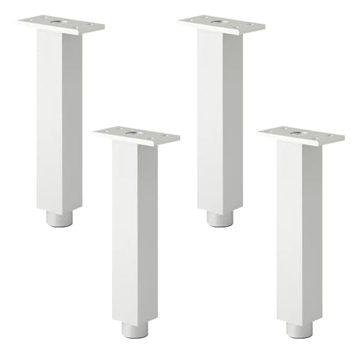 Möbelfüße Verstellbar 4 Stück Möbelfüsse Mattes Silber Quadrat Verstellbar Höhe 6-25cm Eloxierte Oberfläche Sofasfüße Schrank Füße Couchtisch Beine Sockelfuß Tischfüße Aluminiumlegierung-12cm/4.7" Möbelfüße Verstellbar 4 Stück Möbelfüsse Mattes Silber Quadrat Verstellbar Höhe 6-25cm Eloxierte Oberfläche Sofasfüße Schrank Füße Couchtisch Beine Sockelfuß Tischfüße Aluminiumlegierung-12cm/4.7" von Generisch
