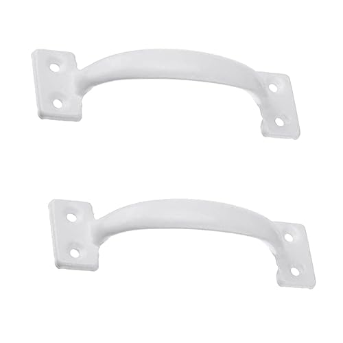 Möbelschoner Bildschirmtürgriff in Weiß, 2er-Pack Türketten (White, One Size) von Generisch