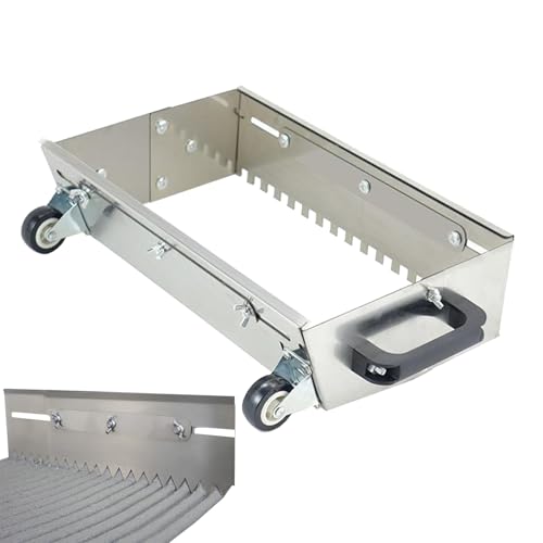 Mörtelkamm mit Kerben, verstellbares Spreizwerkzeug mit Rädern, 60/80 cm lang, für große Fliesen, Bodenbelag und Fliesen, Mauerwerk Mörtelkamm mit Kerben, verstellbares Spreizwerkzeug mit Rädern, 60/80 cm lang, für große Fliesen, Bodenbelag und Fliesen, Mauerwerk von Generisch