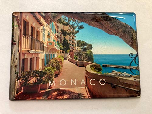 Monaco Magnet Monaco Souvenir Monaco Reiseandenken Monaco Fridge Magnet Reiseandenken 240904 von Generisch