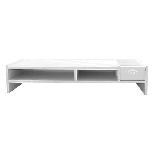 Monitor Riser - 3 Tier -Desktop - | Computer Monitor Stand | Einstellbarer Schreibtisch Organizer | Holzregal Für Den Laptop -Druckerbildschirm | Bürozubehör Für Workstation Study College Dorm Kl von Generisch