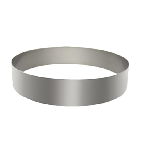 Mousse -Kuchenform Ring - Rostfreie Stahlrunde Verstellbarer Kuchenringform, Runde Mousse Ringform -Gebäckbackwerkzeuge Zum Backen Von Küchengebäckwerkzeugen - 10 Zoll von Generisch
