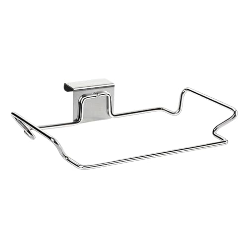 Mülldose Klammer - Hanging Müllsackhalter - Müllbeutelhalter | Rostfreier Stahl-Raumsparungs-Abfallbehälter Müllregal | Unter Schrankbehältertasche für Küche, Garten und Schreibtisch, ideal für Zuhaus Mülldose Klammer - Hanging Müllsackhalter - Müllbeutelhalter | Rostfreier Stahl-Raumsparungs-Abfallbehälter Müllregal | Unter Schrankbehältertasche für Küche, Garten und Schreibtisch, ideal für Zuhaus von Generisch
