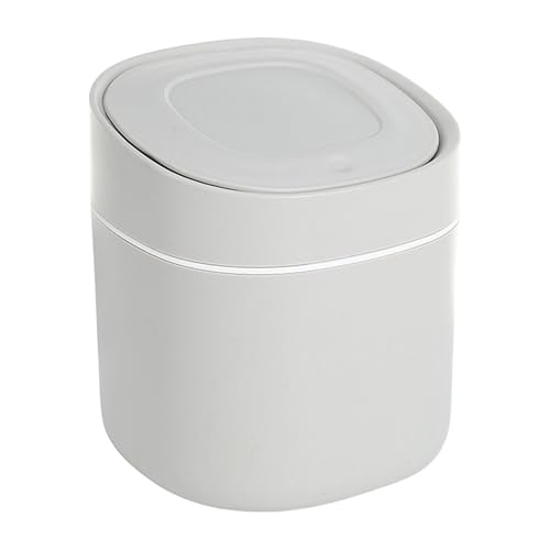 Mülleimer Für Schreibtisch - Puschdeckel Abfallbehälter Für Arbeitsplatz | Multifunktionaler Haushaltsabfallkorb Für Wattestäbchen Papierfetzen Mülleimer Für Schreibtisch - Puschdeckel Abfallbehälter Für Arbeitsplatz | Multifunktionaler Haushaltsabfallkorb Für Wattestäbchen Papierfetzen von Generisch