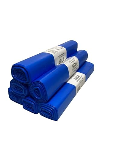 Müllsäcke 120 Liter Müllbeutel Müllsack 1 Rolle = 20 Stück HDPE 70 x 110 von Generisch