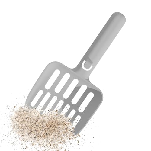 Müllschaufel | Pet Poop Scooper | Ergonomischer Griff Nicht-Stick-Katzenkot-Schaufel | Mode Designschaufel für Hausbrecherausbildung Multi-Cat-Haushalte | Optimierter 45-Grad-Griff von Generisch