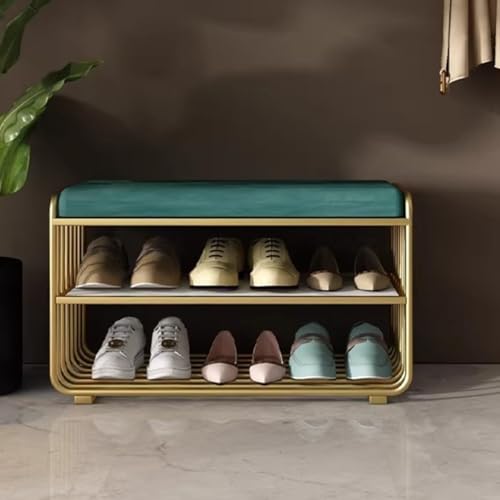 Multifunktionale Aufbewahrungsbank – Schuhregal & Eingangs-Organizer mit Kissen, platzsparende Lösung für Zuhause und Schlafzimmer Multifunktionale Aufbewahrungsbank – Schuhregal & Eingangs-Organizer mit Kissen, platzsparende Lösung für Zuhause und Schlafzimmer von Generisch