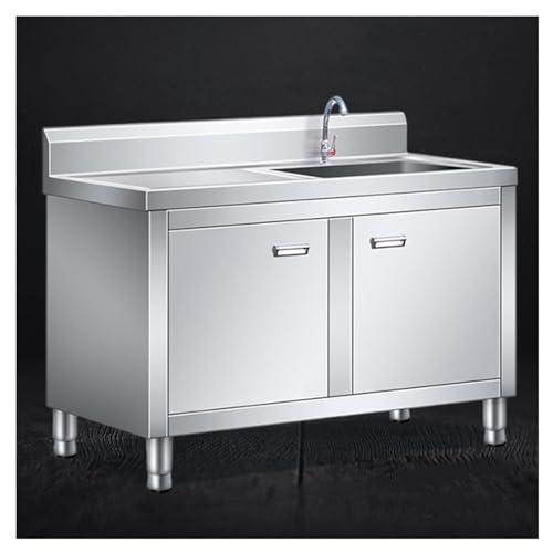 Multifunktionale Edelstahl-Küchenspüle mit Wasserhahn, Dual-Use-Design für effizientes Kochen und Reinigen von Generisch