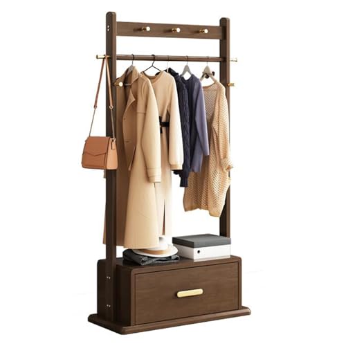 Multifunktionale Eingangsbank mit verstecktem Stauraum und Haken, perfekt für Flur, Schlafzimmer, Wohnzimmer, 48 cm, Beige von Generisch
