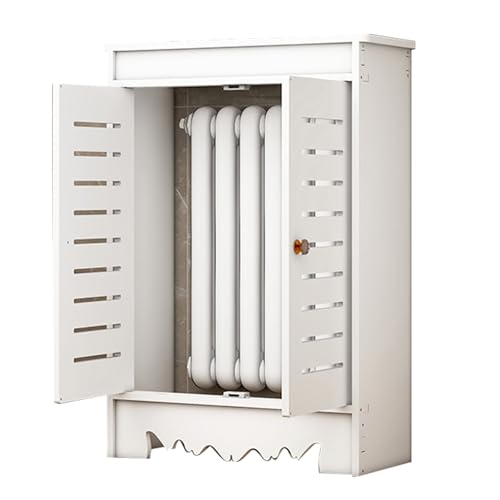 Multifunktionale Heizkörperabdeckungen aus Holz für Zuhause, stilvolles Heizkörperregal, Schrank, starkes Design für Küche, Büro, Badezimmer (70 x 70 x 20 cm) von Generisch