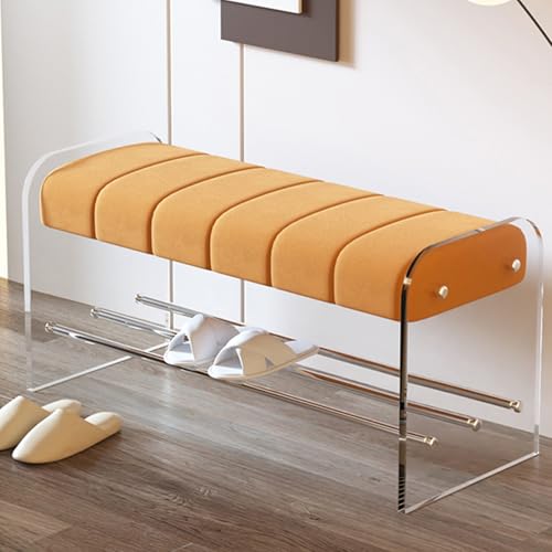 Multifunktionale Schuhbank für den Eingangsbereich, mit Acrylmaterial und Kissen für organisierte Schuhaufbewahrung Multifunktionale Schuhbank für den Eingangsbereich, mit Acrylmaterial und Kissen für organisierte Schuhaufbewahrung von Generisch