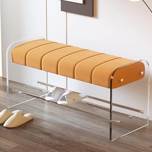 Multifunktionale Schuhbank mit Kissen, Acryl-Eingangsbereich für organisierten Platz von Generisch