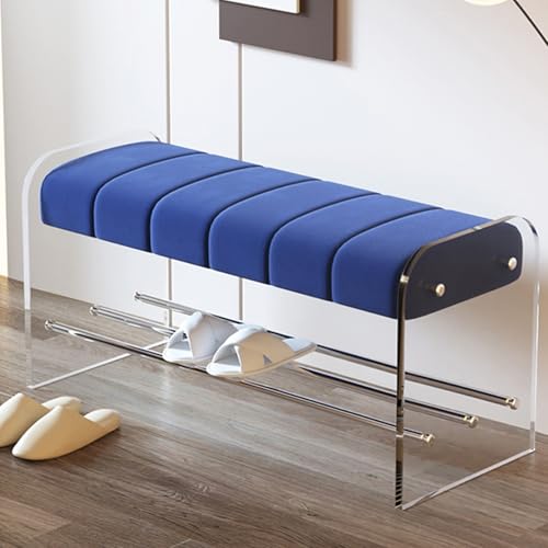 Multifunktionale Schuhbank mit Kissen, Acryl-Schuhregal, stilvolle Eingangsaufbewahrungsnizer für Flur, Schuhaufbewahrungslösung für Zuhause und Eingangsbereiche Multifunktionale Schuhbank mit Kissen, Acryl-Schuhregal, stilvolle Eingangsaufbewahrungsnizer für Flur, Schuhaufbewahrungslösung für Zuhause und Eingangsbereiche von Generisch