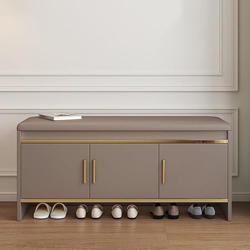 Multifunktionale Schuhbank mit Kissen, stilvoller Aufbewahrungssitz für Schlafzimmer und Eingangsbereich, perfekt für Wohnzimmer und Flur Multifunktionale Schuhbank mit Kissen, stilvoller Aufbewahrungssitz für Schlafzimmer und Eingangsbereich, perfekt für Wohnzimmer und Flur von Generisch