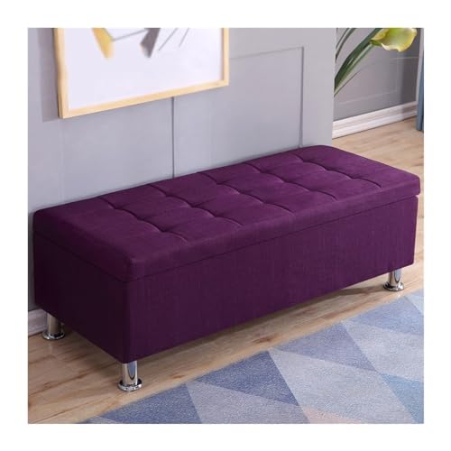 Multifunktionale Schuhbank & Aufbewahrungshocker, rechteckig, für Eingangsbereich, Ankleidezimmer und Umkleidezimmer, stilvoller Schuhputzer und Nachttisch, 160 x 40 x 40 cm, Violett Multifunktionale Schuhbank & Aufbewahrungshocker, rechteckig, für Eingangsbereich, Ankleidezimmer und Umkleidezimmer, stilvoller Schuhputzer und Nachttisch, 160 x 40 x 40 cm, Violett von Generisch