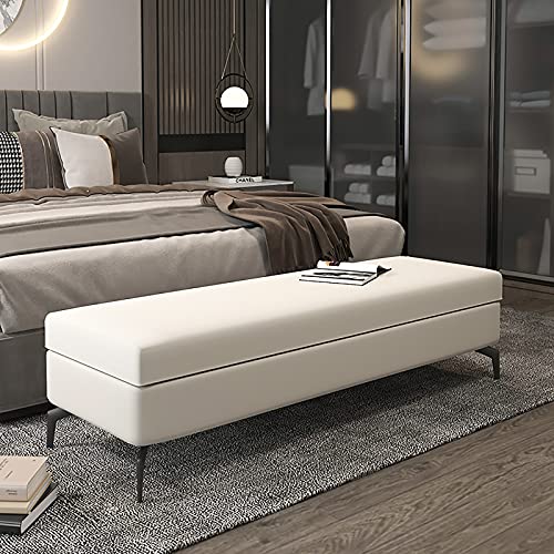 Multifunktionale Sitzbank mit Stauraum, Sitzfläche aus Kunstleder für Wohnzimmer, Schlafzimmer oder Eingangsbereich, platzsparende Möbel mit verstecktem Fach Multifunktionale Sitzbank mit Stauraum, Sitzfläche aus Kunstleder für Wohnzimmer, Schlafzimmer oder Eingangsbereich, platzsparende Möbel mit verstecktem Fach von Generisch