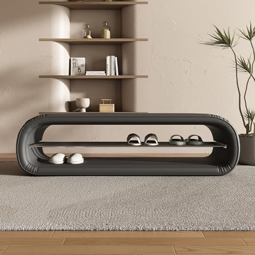 Multifunktionale gepolsterte Schuhbank mit Sitz, platzsparende Eingangsmöbel für Wohnzimmer, Schlafzimmer und Flur von Generisch