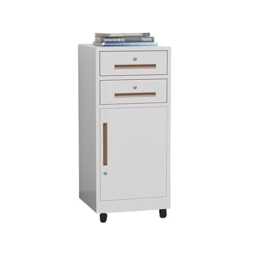 Multifunktionaler Aktenschrank aus Stahl mit Schloss & Doppelschubladen, Büroaufbewahrungslösung, vielseitiger Akten- und Archivierer, modernes weißes Bücherregal, Balkon & Büro Multifunktionaler Aktenschrank aus Stahl mit Schloss & Doppelschubladen, Büroaufbewahrungslösung, vielseitiger Akten- und Archivierer, modernes weißes Bücherregal, Balkon & Büro von Generisch