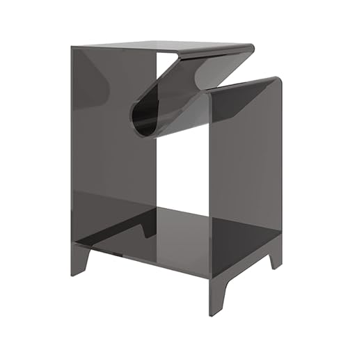 Multifunktionaler Beistelltisch aus Acryl mit Zeitschriftenständer für Wohnzimmer, Schlafzimmer, Büro Multifunktionaler Beistelltisch aus Acryl mit Zeitschriftenständer für Wohnzimmer, Schlafzimmer, Büro von Generisch