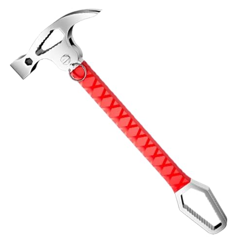Multifunktionaler Klauenhammer Mit 5 Verstellbaren Hammerköpfen Und Rutschfestem Griff, Zimmermannhammer Für Reparatur, DIY, Holzarbeit von Generisch