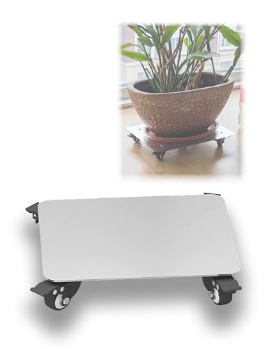 Multifunktionaler Pflanzentransportwagen – Tragbarer Topfwagen mit 4-Zoll-Lenkrädern for Garten- und Landschaftsarbeiten im Innen- und Außenbereich(25cm/10in) von Generisch