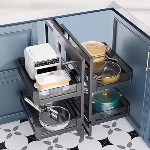 Multifunktionaler ausziehbarer Eckkorb – drehbare Küchenschrank-Aufbewahrungsbox mit Pufferfunktion für einfachen Zugang und Nisierung – optimieren Sie Ihren Platz! Multifunktionaler ausziehbarer Eckkorb – drehbare Küchenschrank-Aufbewahrungsbox mit Pufferfunktion für einfachen Zugang und Nisierung – optimieren Sie Ihren Platz! von Generisch