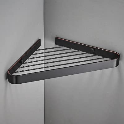 Multifunktionales Duschregal aus Messing – Wandmontiertes Eckregal für Bad & Küche, Handtuchaufbewahrungsregal, stilvolles schwarzes Design, platzsparend Multifunktionales Duschregal aus Messing – Wandmontiertes Eckregal für Bad & Küche, Handtuchaufbewahrungsregal, stilvolles schwarzes Design, platzsparend von Generisch
