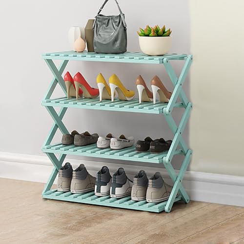 Multifunktionales Schuhregal aus Bambus, faltbar, Aufbewahrung für Schuhe und Kleidung, Holz-Schuhregal für Schrank, platzsparende Schuhaufbewahrungslösung Multifunktionales Schuhregal aus Bambus, faltbar, Aufbewahrung für Schuhe und Kleidung, Holz-Schuhregal für Schrank, platzsparende Schuhaufbewahrungslösung von Generisch