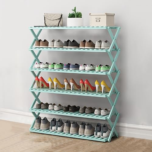 Multifunktionales Schuhregal aus Bambus, faltbar, aus Holz, für Kleidung und Kleiderschrank, platzsparendes Schuhregal, stilvolles und langlebiges Design Multifunktionales Schuhregal aus Bambus, faltbar, aus Holz, für Kleidung und Kleiderschrank, platzsparendes Schuhregal, stilvolles und langlebiges Design von Generisch