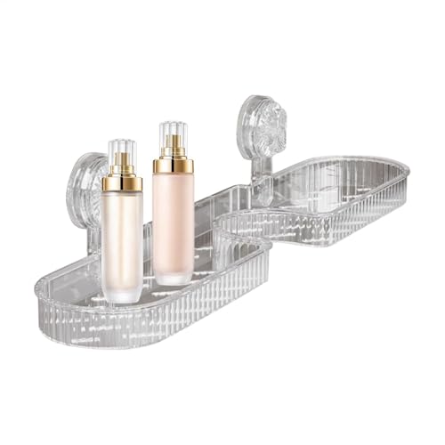 Multifunktionales Wasserhahn-Regal, Aufbewahrungskorb, Duschablage, abnehmbarer Seifenhalter mit Saugnapf für Bad und Küche von Generisch