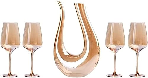 Mundgeblasenes Weinglas Aus Glas, Kristallkaraffe, Geneigter Überlaufschutz, Geeignet Für Aromatischen Rotwein, EIN Muss Für Whiskyliebhaber von Generisch