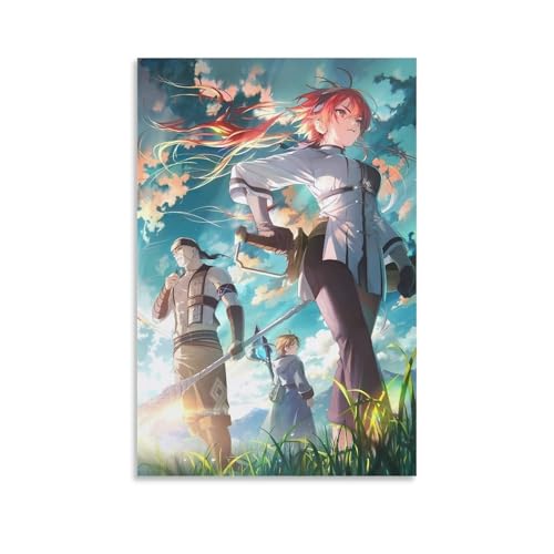 Mushoku Tensei Jobless Reincarnation Anime Poster Bild Druck Leinwand Poster Wandfarbe Kunst Poster von Generisch
