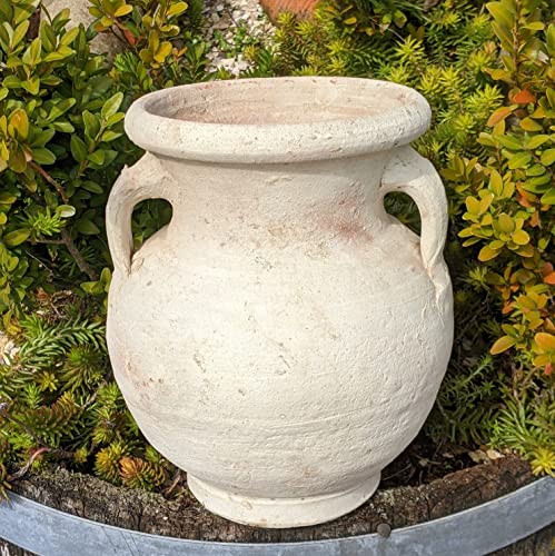NEU !! Rustikal handgefertigte Amphore/Vase/Krug ca. 23 cm aus Terrakotta Terrcotta Garten Deko Mediterran Vintage Landhaus von Generisch