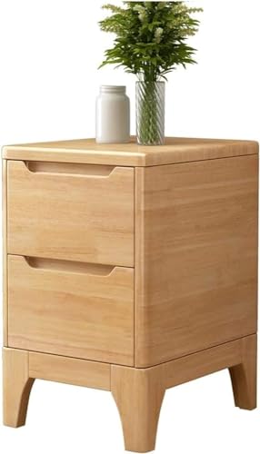 Nachttisch 2er Set mit Schubladen, Nachttisch aus Massivholz für Schlafzimmer und Wohnzimmer, platzsparendes Design mit hoher Tragfähigkeit Nachttisch 2er Set mit Schubladen, Nachttisch aus Massivholz für Schlafzimmer und Wohnzimmer, platzsparendes Design mit hoher Tragfähigkeit von Generisch
