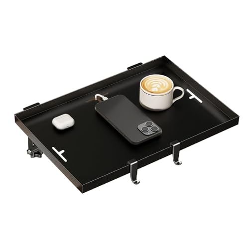 Nachttisch Bett Hängeregale - Oberbett Nachttisch Schreibtisch Für Hochbett,Klappbar Organizer Mit Kabelmanagement Für Smartphone Becher Buch Brille Wohnung Oberes Bett von Generisch