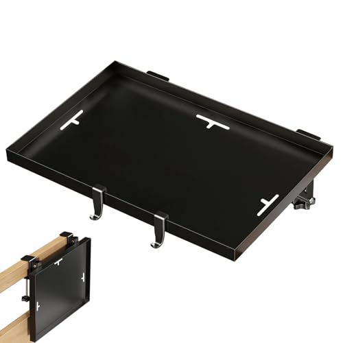 Nachttisch Für Studentenbett, Oberbett Nachttisch Schreibtisch Für Hochbett, Klappbar Organizer Mit Kabelmanagement Für Smartphone Becher Buch Brille Wohnung Oberes Bett von Generisch