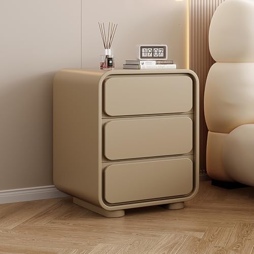 Nachttisch aus Holz mit 3 Schubladen – massiver Nachttisch, bodenstehend, moderne Kommode, schmales Design für Schlafzimmer, funktionaler Beistelltisch Nachttisch aus Holz mit 3 Schubladen – massiver Nachttisch, bodenstehend, moderne Kommode, schmales Design für Schlafzimmer, funktionaler Beistelltisch von Generisch