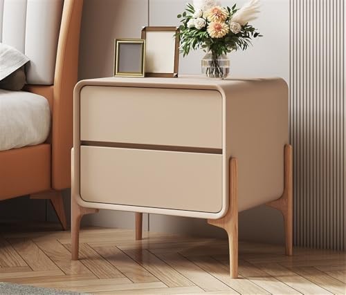 Nachttisch aus Holz mit Schubladen, moderner Beistelltisch für Wohnzimmer, Schlafzimmer, platzsparendes Design Nachttisch aus Holz mit Schubladen, moderner Beistelltisch für Wohnzimmer, Schlafzimmer, platzsparendes Design von Generisch