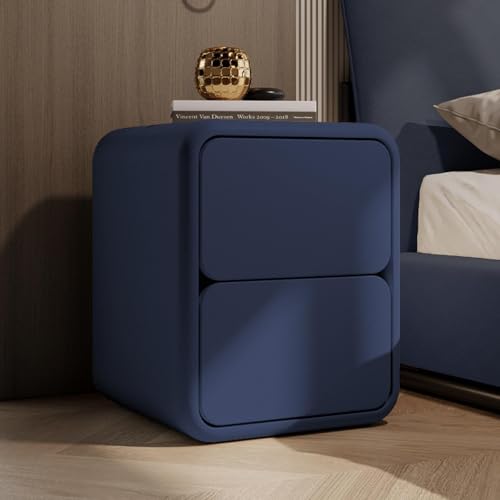 Nachttisch aus Holz mit offenem Stauraum und 2 Schubladen, geräuschloses Schienen-Design für geräuschfreie Nutzung, moderner Beistelltisch, ideal für Schlafzimmer und Wohnzimmer Nachttisch aus Holz mit offenem Stauraum und 2 Schubladen, geräuschloses Schienen-Design für geräuschfreie Nutzung, moderner Beistelltisch, ideal für Schlafzimmer und Wohnzimmer von Generisch