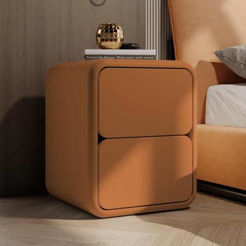 Nachttisch aus Holz mit offenem Stauraum und 2 Schubladen, geräuschloses Schienen-Design für geräuschfreie Nutzung, moderner Beistelltisch, ideal für Schlafzimmer und Wohnzimmer Nachttisch aus Holz mit offenem Stauraum und 2 Schubladen, geräuschloses Schienen-Design für geräuschfreie Nutzung, moderner Beistelltisch, ideal für Schlafzimmer und Wohnzimmer von Generisch