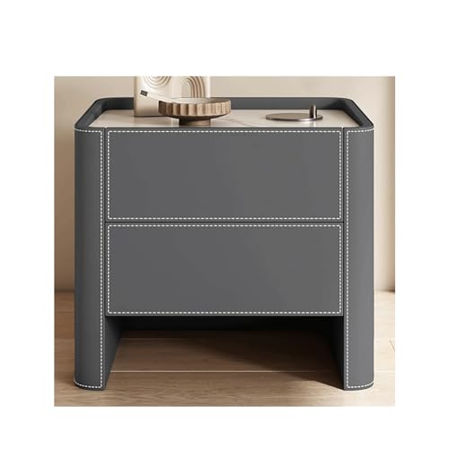 Nachttisch mit 2 Schubladen – Nachttisch aus Massivholz für Wohnzimmer oder Schlafzimmer – modernes stilvolles Design von Generisch