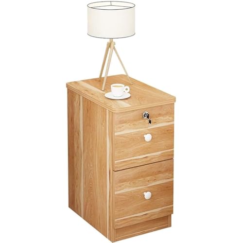 Nachttisch mit Aufbewahrungsbox mit 2 Schubladen, abschließbares Design, einfach zu installieren, maximiert den Stauraum für Schlafzimmer, Wohnzimmer oder Büro Nachttisch mit Aufbewahrungsbox mit 2 Schubladen, abschließbares Design, einfach zu installieren, maximiert den Stauraum für Schlafzimmer, Wohnzimmer oder Büro von Generisch