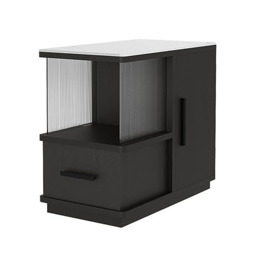 Nachttisch mit offenem Regal, platzsparendes Design für Schlafzimmer, Wohnzimmer und Home Office von Generisch