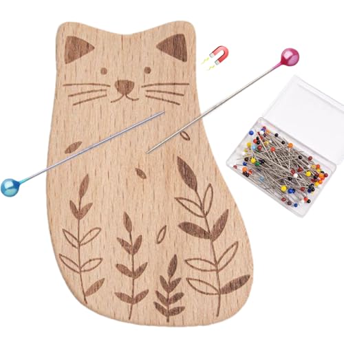 Nadelhalter Für Näharbeiten,Nadelhalter Magnetisch In Tierform - Haarklemmen Aufbewahrung Büroklammern Organizer Vielseitiges Deko-Design Handarbeitszubehör Für Nähen Sticken Schneidern von Generisch