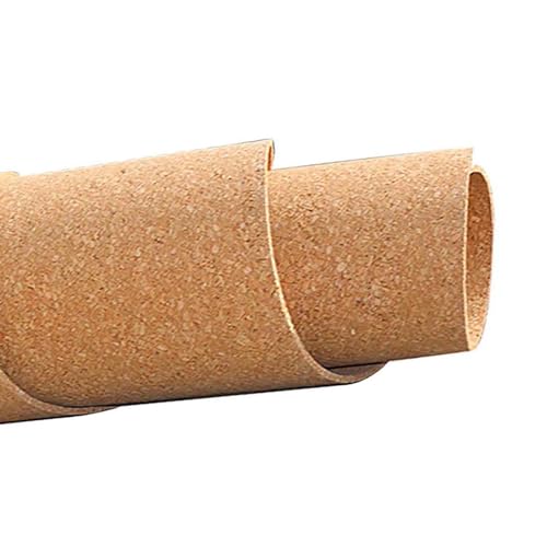 Natürliche Korkrolle für Wände, große Korktafel für Zuhause und Büro, DIY-Pinnwände, Schalldämmung, 6 mm dick, 0,9 m x 1,5 m, umweltfreundliche Bodenfliesen von Generisch