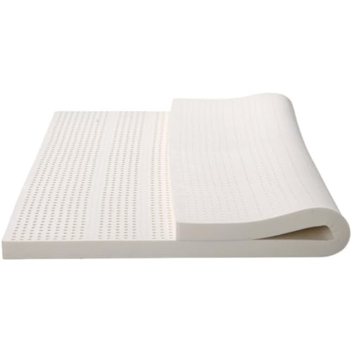 Naturlatex-Matratze, 10,2 cm, mittelfest, Bewegungsisolierung, atmungsaktiv, Hybrid-Bezug für Schlafzimmer von Generisch